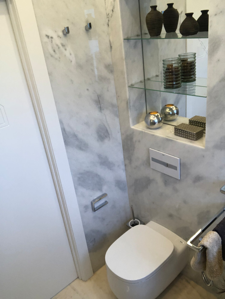 Design ideas for a medium sized modern shower room bathroom in Other.