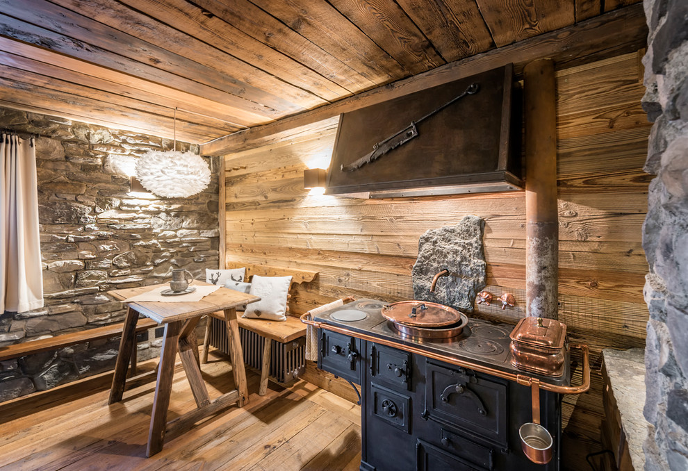 Design ideas for a rustic kitchen.