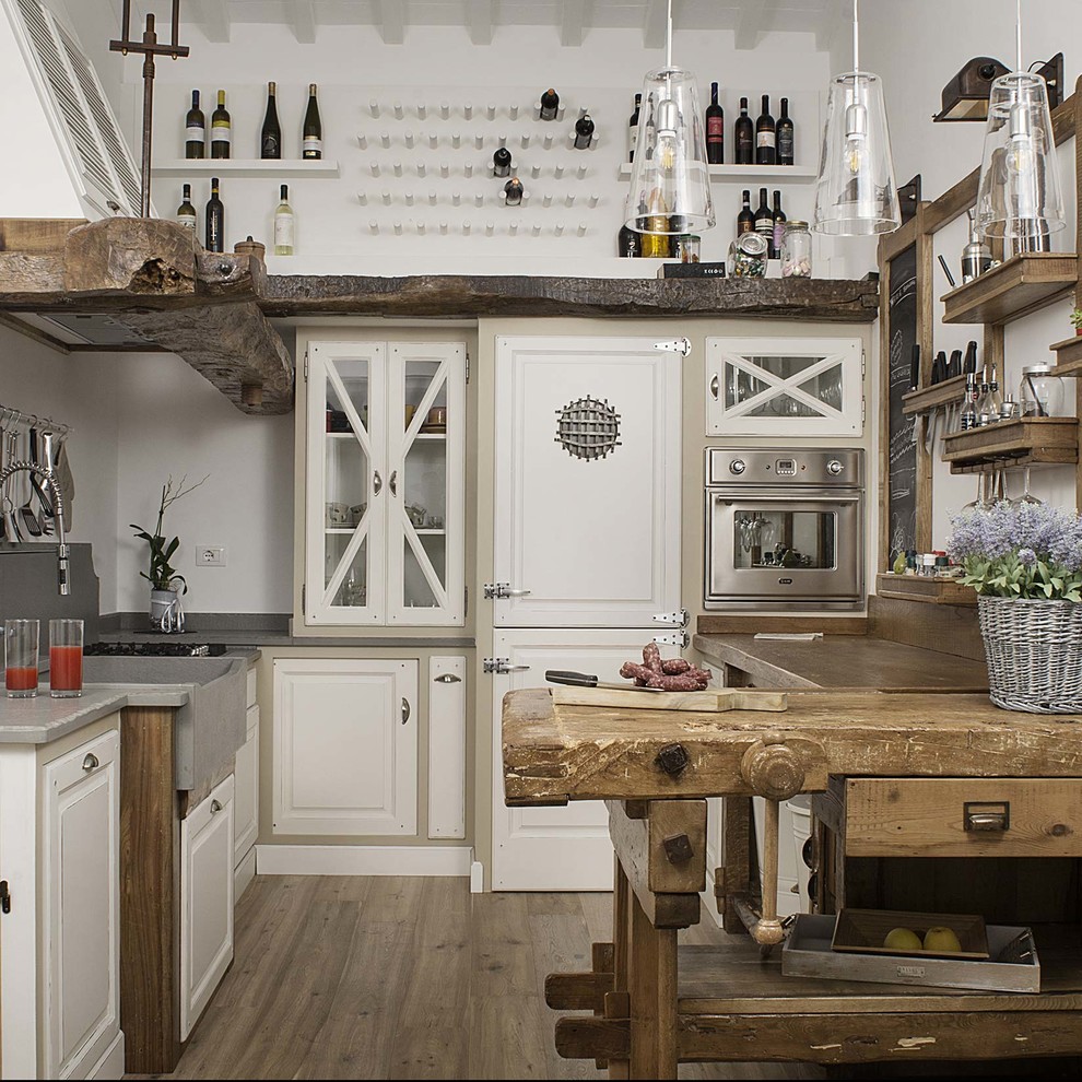 Cucina Industrial Country - Farmhouse - Kitchen - Other - by La Linea di  Castello | Houzz