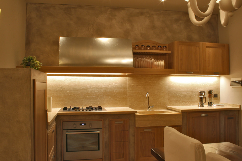 Example of an urban kitchen design in Florence