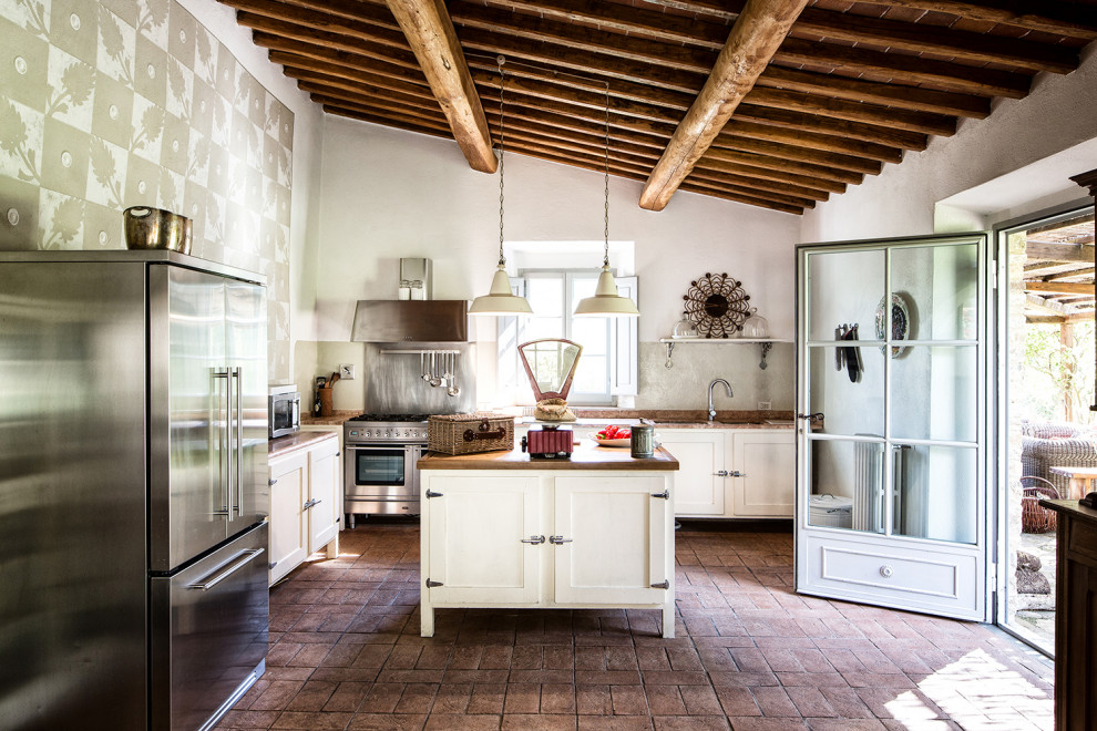 Design ideas for a mediterranean kitchen in Florence.