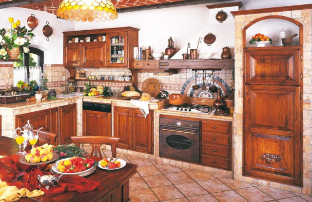 Le nostre cucine artigianali in legno - Country - Cucina - Torino - di  Fonte del Rustico