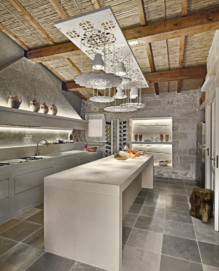 Design ideas for a mediterranean kitchen in Bari.