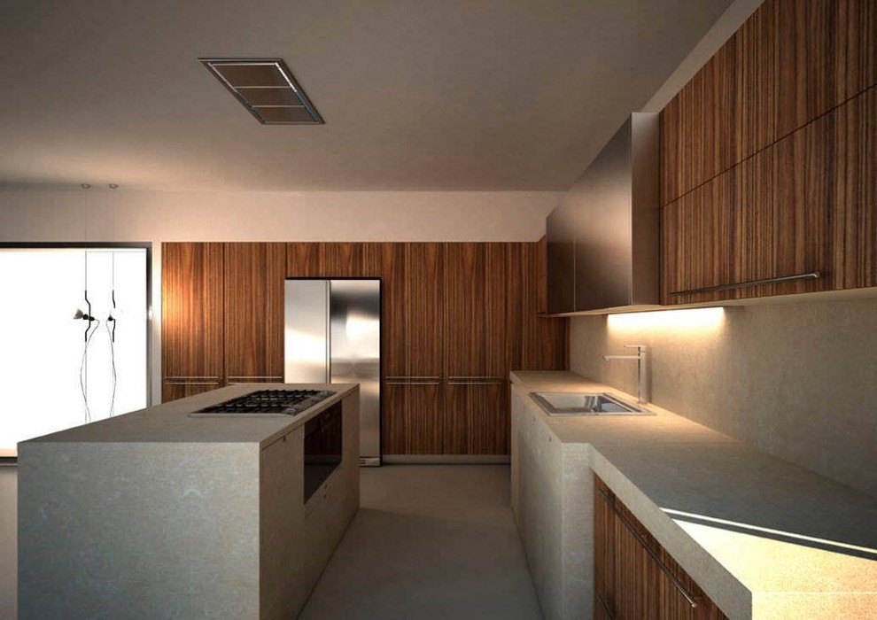 Realizzazioni Contemporary Kitchen Bologna by Persiceto Marmi