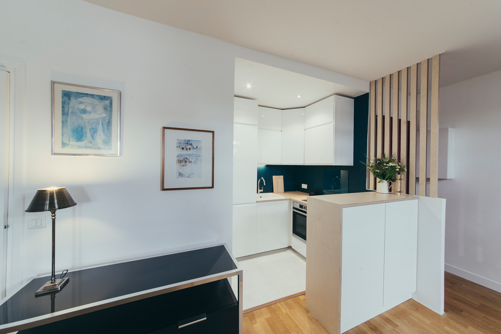 Aménagement d'une cuisine Boulogne Contemporary Kitchen Paris