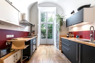 Cuisine Noire Et Bois Photos Et Idees Deco