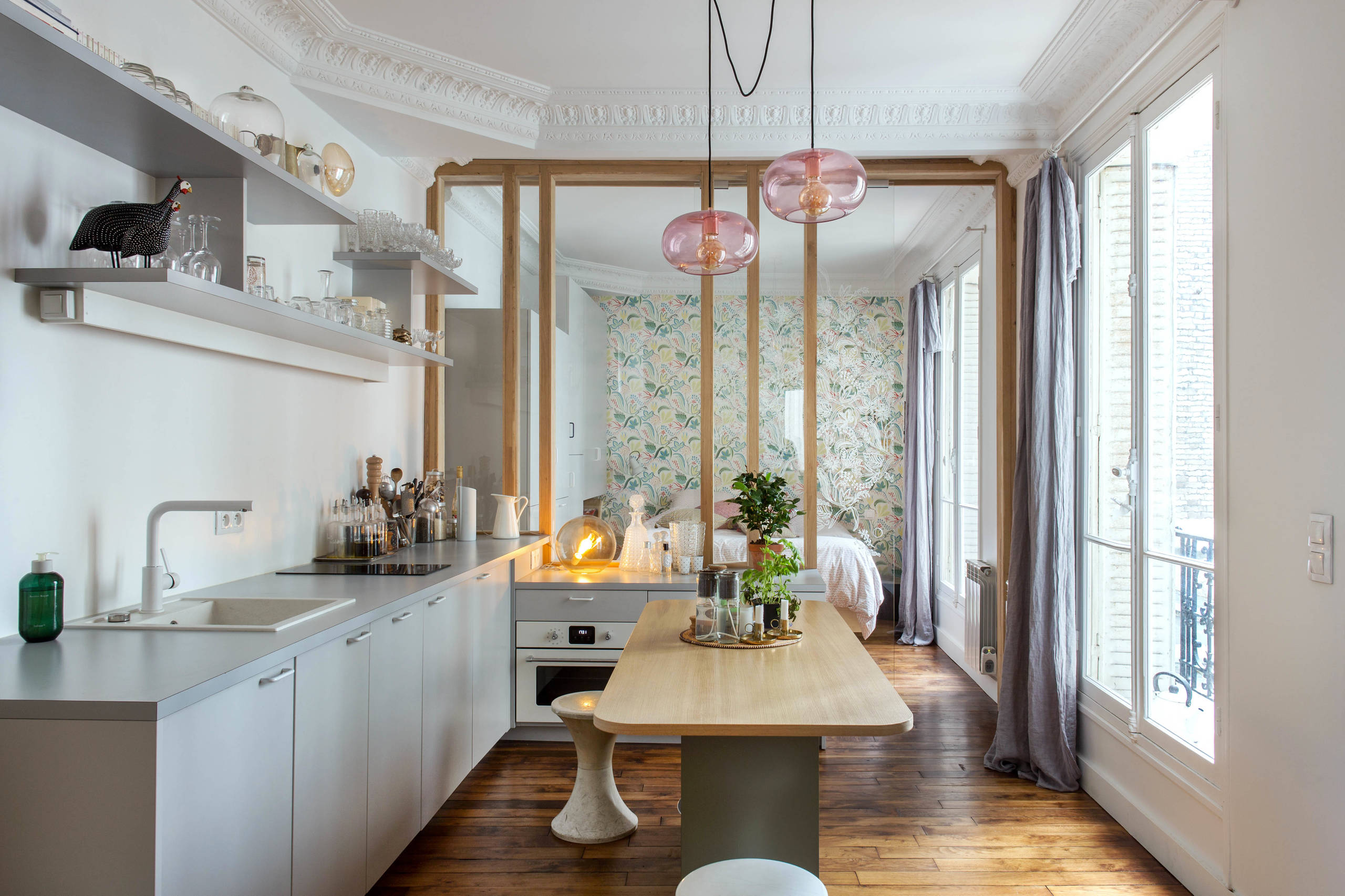 diseño de apartamento pequeño del decorador Olivier Chabaud