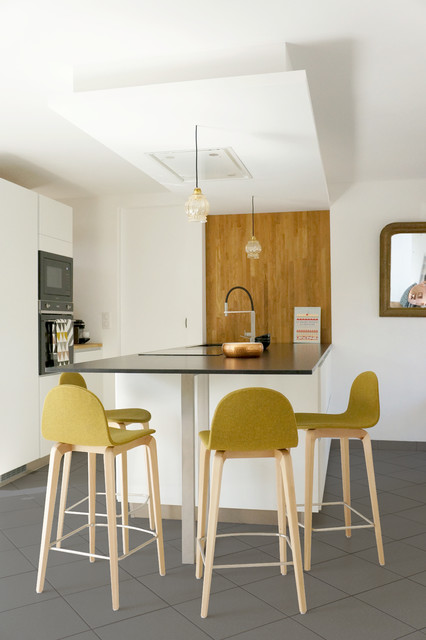 Creation Cuisine 20m2 Contemporary Kitchen Nantes By Bldb Houzz Au