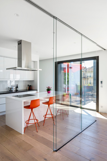 Cuisine - Appartement P - Contemporary - Kitchen - Marseille - by NSL  Architectes Ingénieurs | Houzz IE