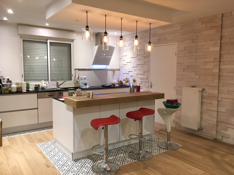 Mur De Colonne Cuisine