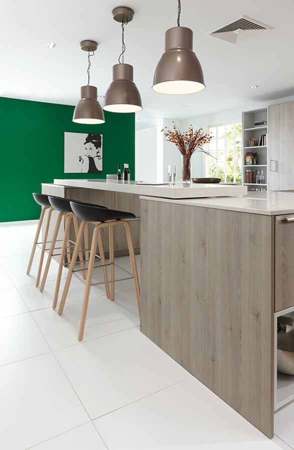 Cuisine Mélaminée Structurée Modern Kitchen Toulouse by