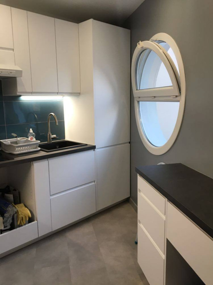 Cuisine Tokyo blanc Leroy Merlin Modern Kitchen Paris by