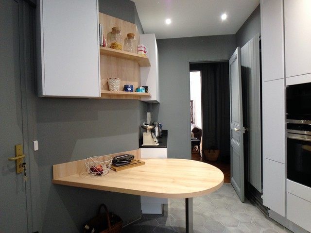 Cuisines Parisienne Modern Küche Paris von Cuisines du Donjon