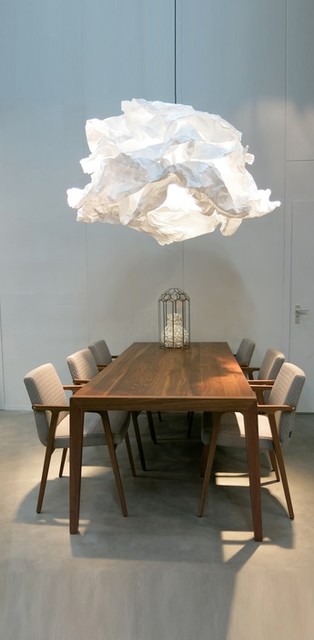 Luminaires pour la cuisine : Suspension, Cloud-Nuage, blanc, Ø120cm -  PROPLAMP - Contemporary - Dining Room - Paris - by Nedgis | Houzz