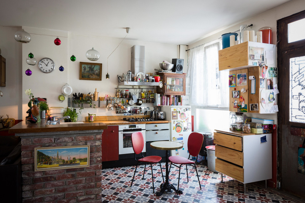 Maison de charme en Seine St Denis (93) - Eclectic - Kitchen - Paris ...
