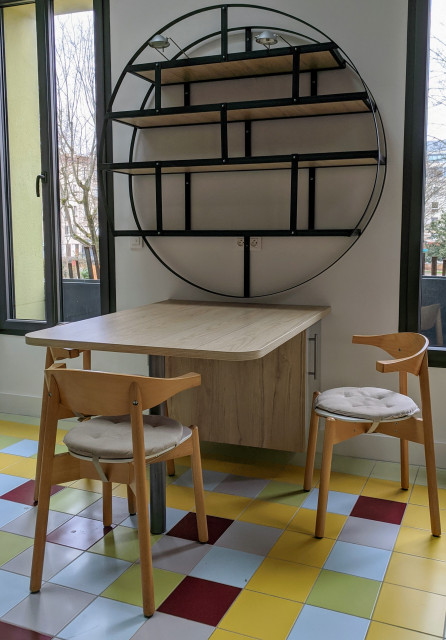 Meuble Rond pour Etagères - Industrial - Kitchen - Paris - by Marco  Miniussi, Designer | Houzz