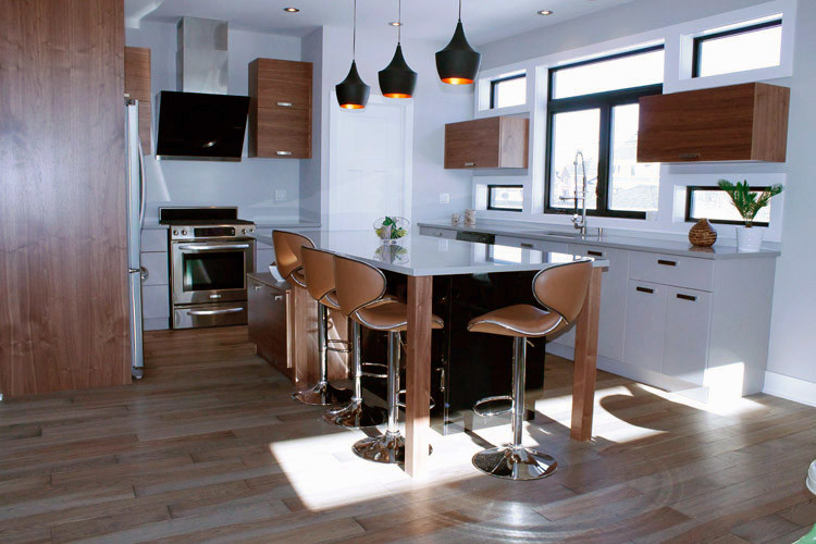 Nephtali Cuisine Urbaine Moderne Cuisine par Armoires Tremblay
