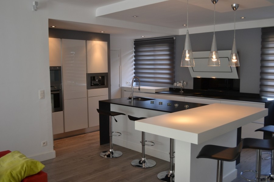 Réalisation 4 - Modern - Kitchen - Toulouse - by PUR cuisines et ...