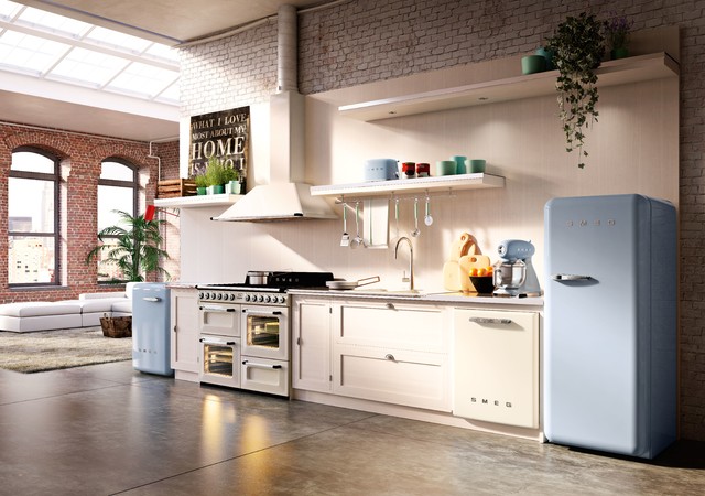 Réfrigérateurs années 50 - Midcentury - Kitchen - by SMEG FRANCE | Houzz AU