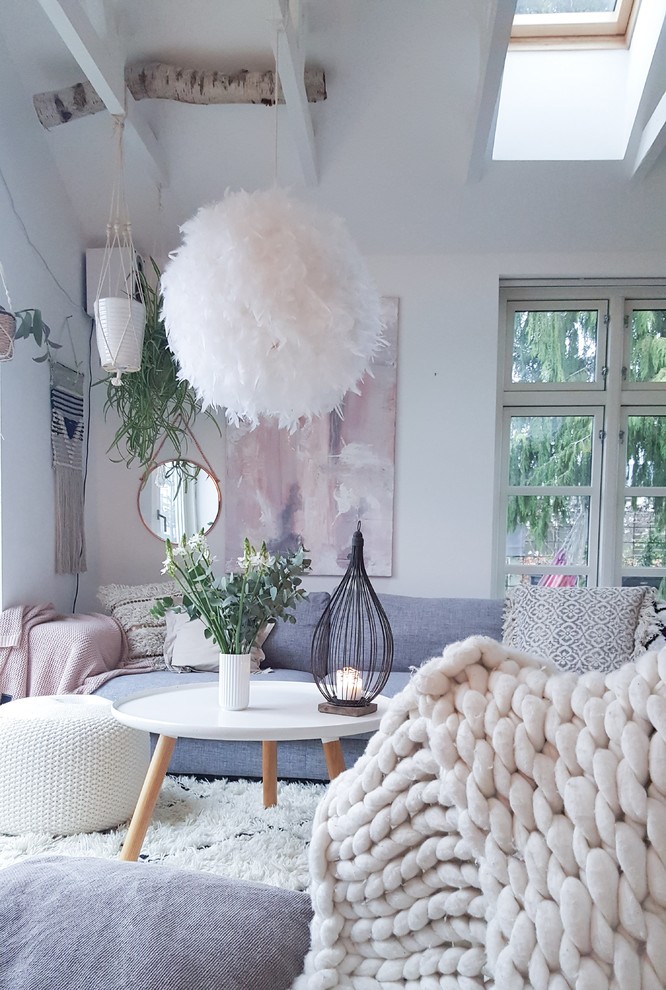 Inspiration for a scandinavian living room in Copenhagen.