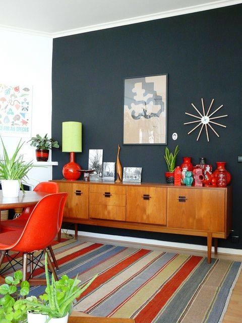 This is an example of a midcentury living room in Copenhagen.