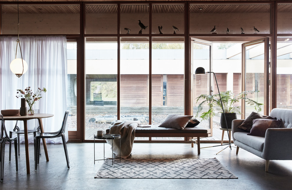 Modernes Wohnzimmer in Esbjerg