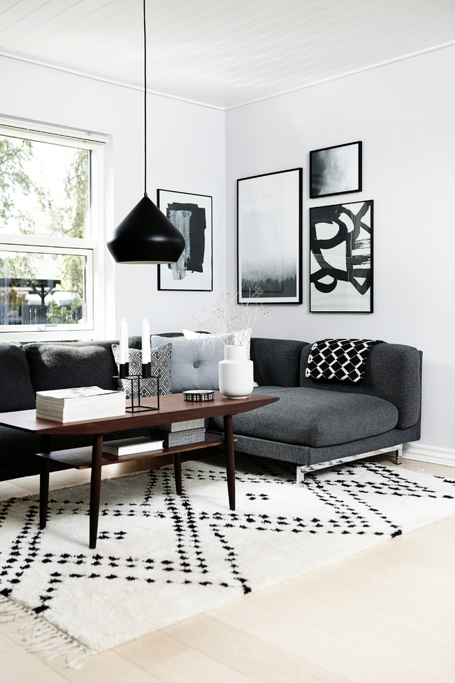 Inspiration for a scandi living room in Aarhus.
