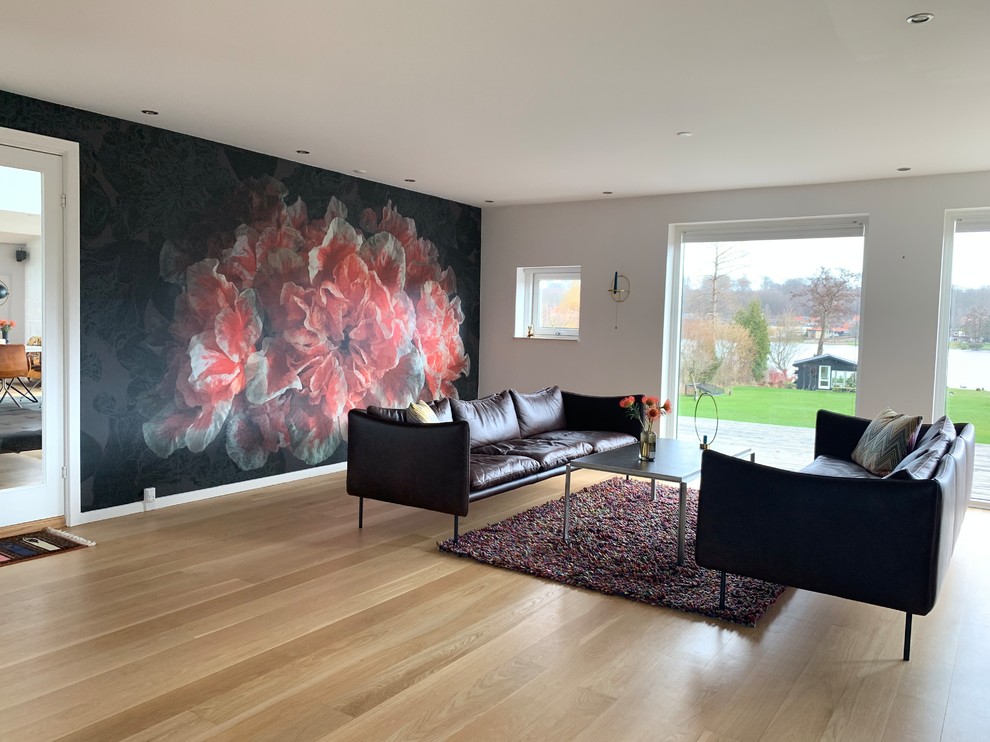 Modernes Wohnzimmer in Kopenhagen