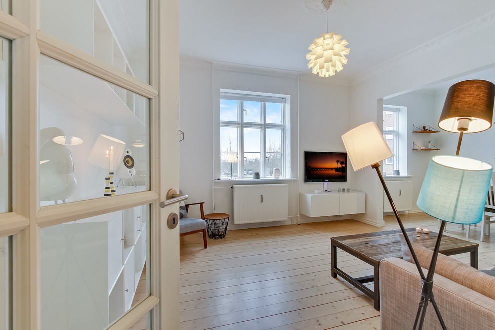 Scandinavian living room in Aalborg.