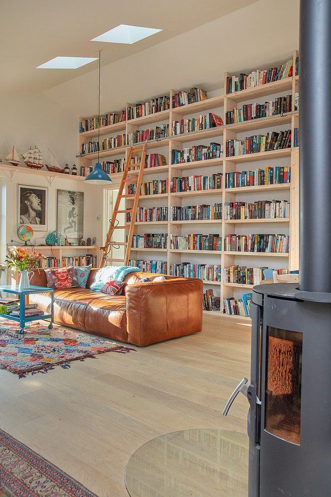 Bohemian living room in Copenhagen.
