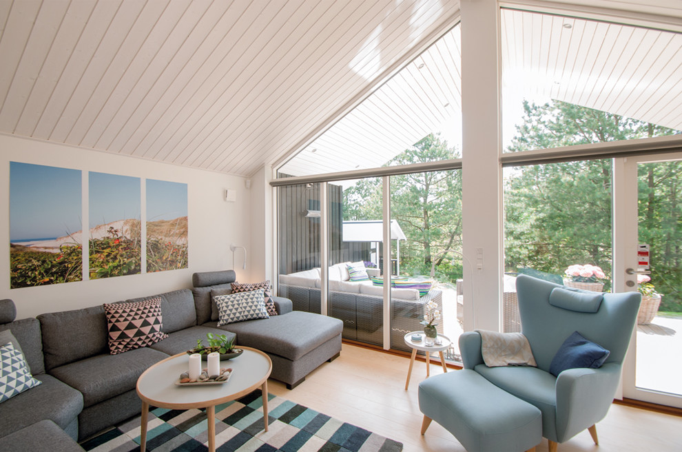 Scandinavian living room in Esbjerg.