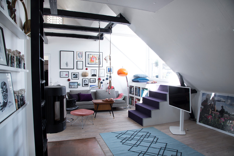 Scandi living room in Copenhagen.