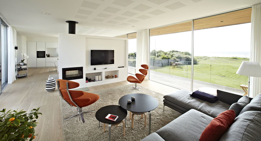 villa 1, Risskov - Contemporary - Living Room - Aarhus - by Arkitekt Per  Dybro | Houzz