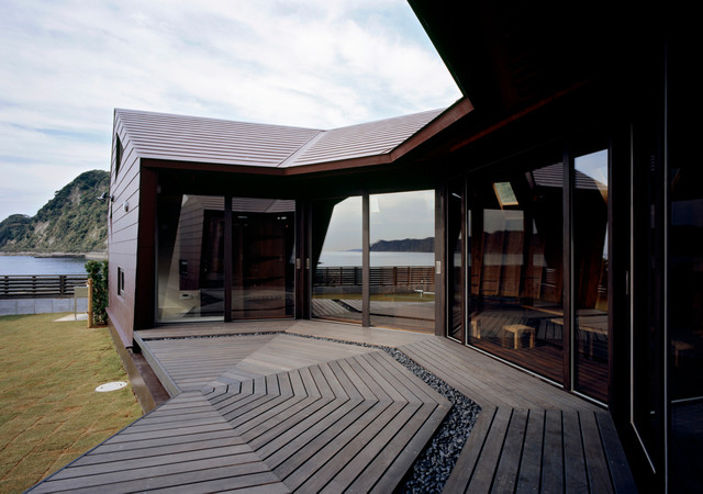 海辺のシェルハウス Moderno Yokohama De 廣部剛司建築研究所 Takeshi Hirobe Architects Houzz