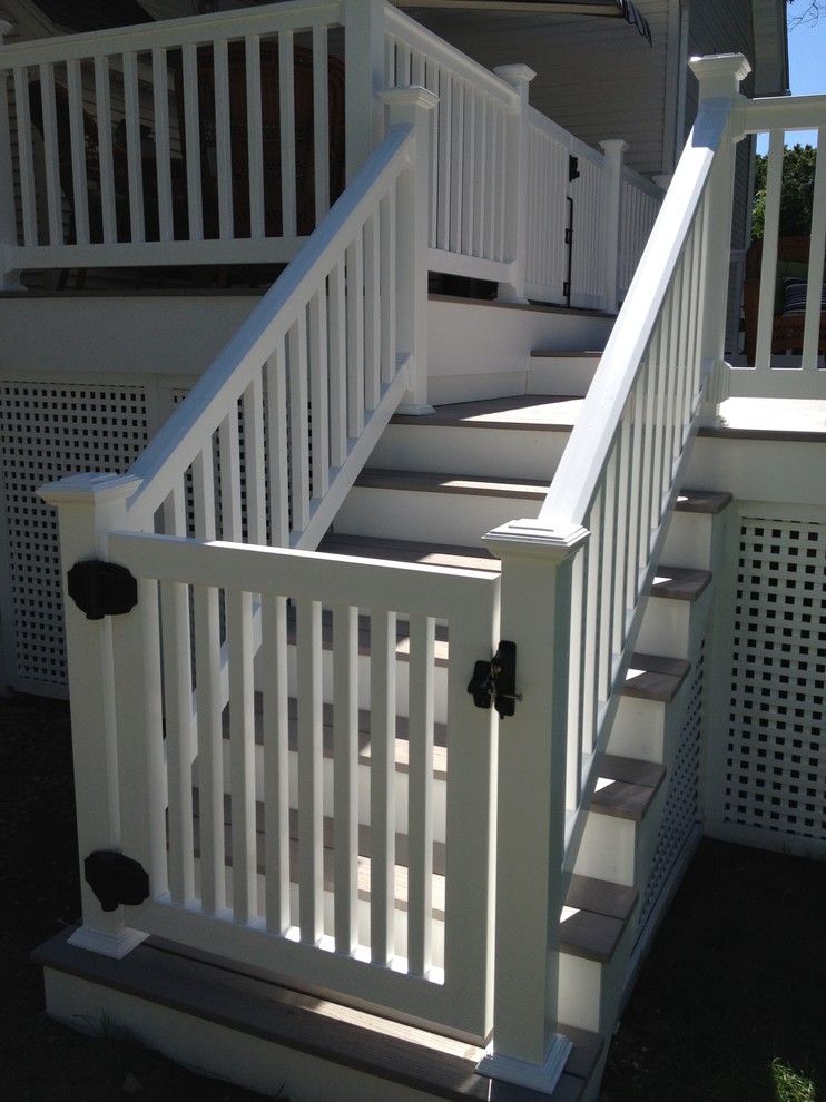 Agawam MA Pool Deck Staircase Boston by Home & Hearth Remodeling