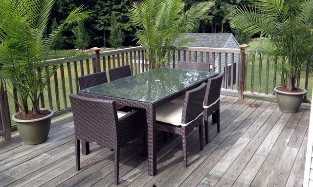 An Outdoor Dining Table For The City Or, Madbury Road Outdoor Furniture