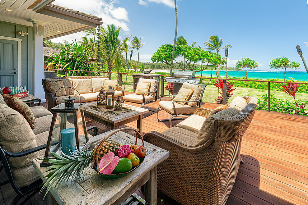 Anahola Kauai Ocean Front Home Photographed by PanaViz Tropical