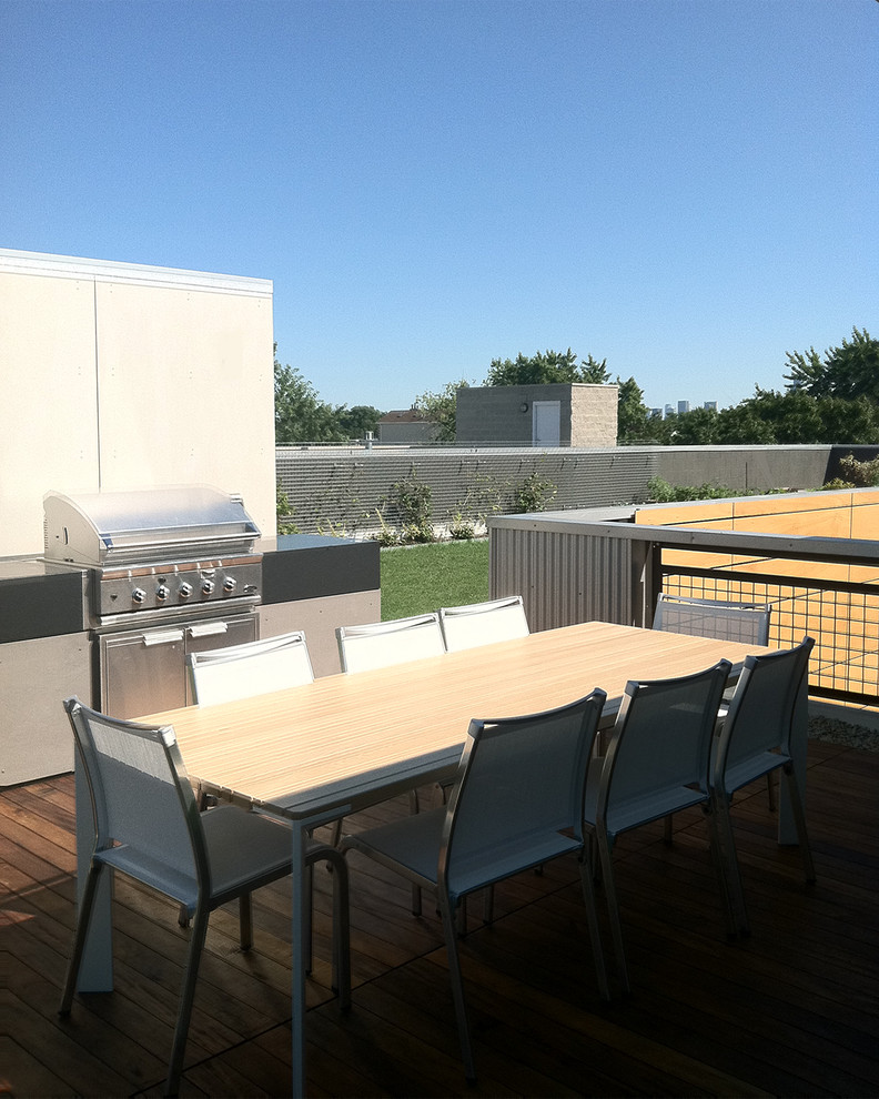 Apiary Condominiums Contemporary Deck Chicago by Wilkinson