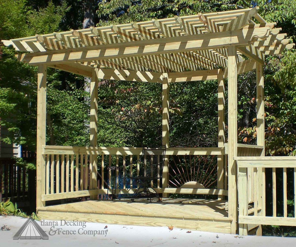 Arbors Traditional Deck Atlanta by Atlanta Decking & Fence Co