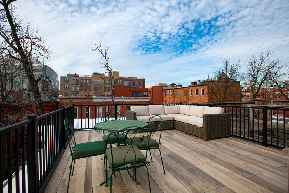 This is an example of a modern terrace in DC Metro.