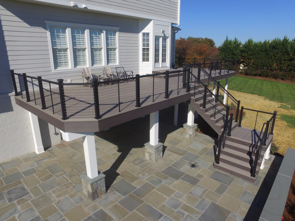 Azek 8" Coastline deck and patio in Adamstown MD Deck DC Metro by Cedarbrook Outdoor
