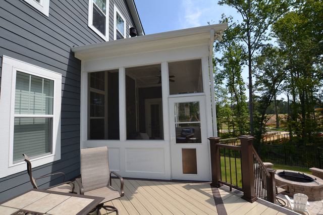 Azek Deck Clásico Renovado Terraza Y Balcón Raleigh De Archadeck Of Raleigh Durham Houzz