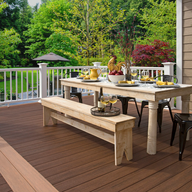 AZEK Deck Vintage Collection® Mahogany Traditional Terrace New