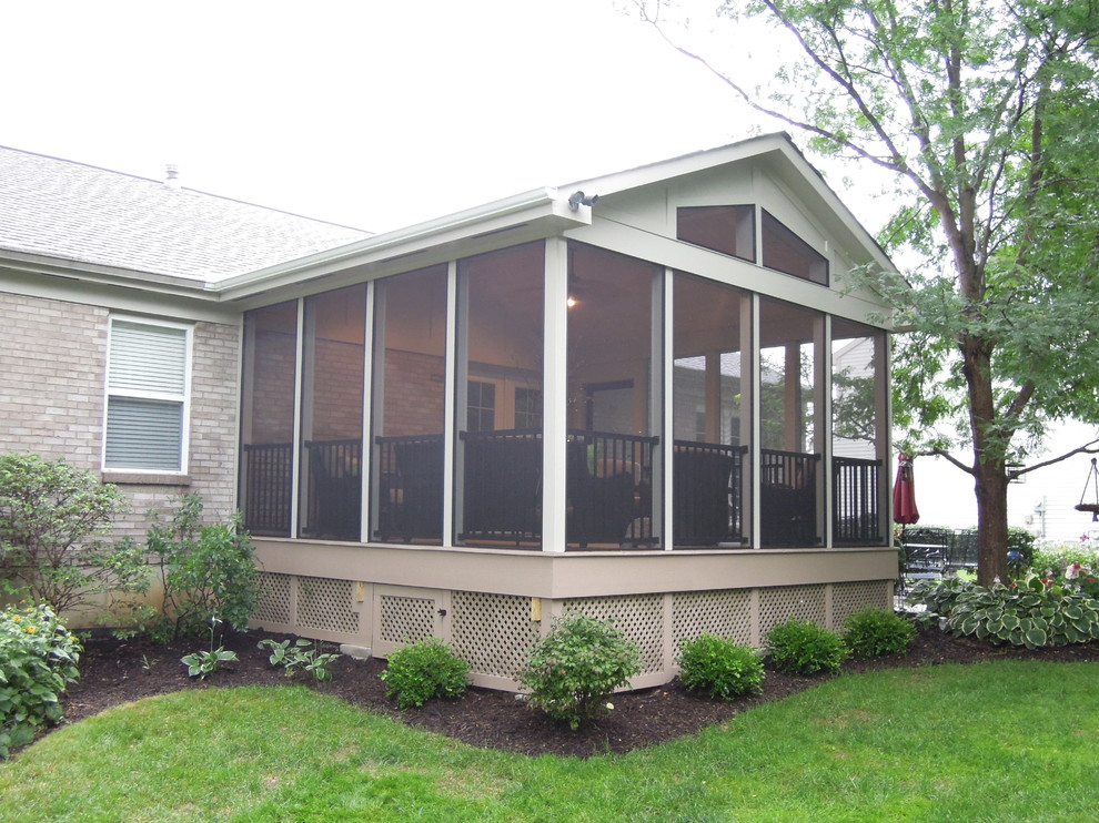 Azek Tongue & Groove Screened Porch, Loveland Oh area Traditional