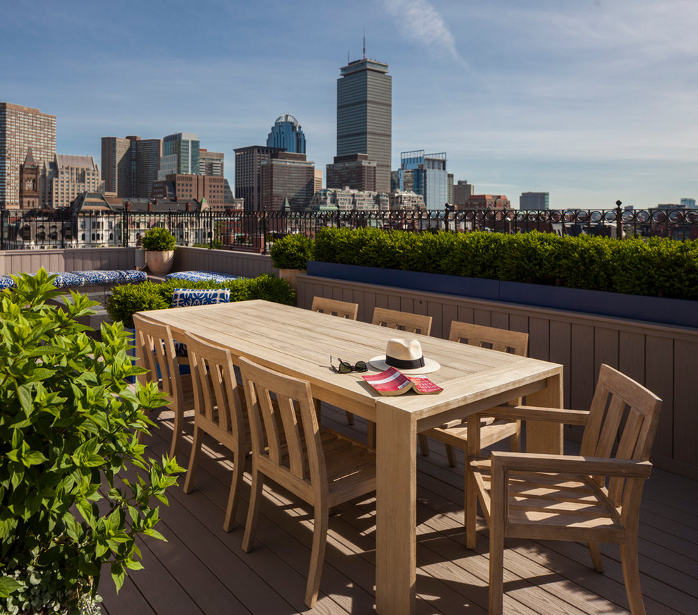 Back Bay Roofdeck Revisit Contemporary Deck Boston by Jean