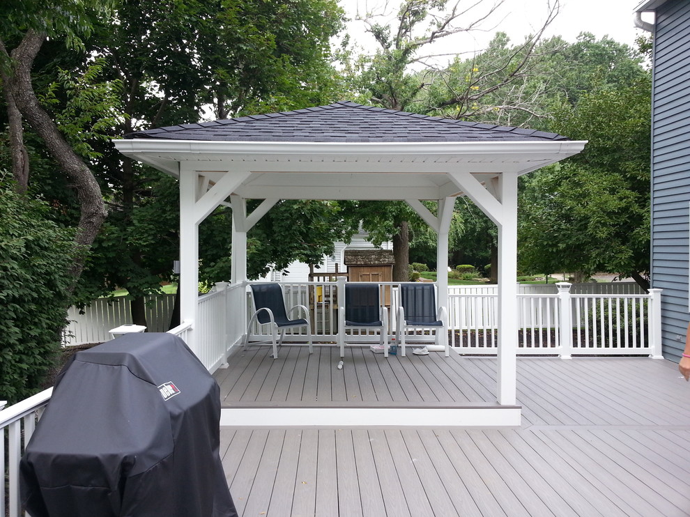 Backyard Deck Cabana Monmouth County Modern Deck New York by