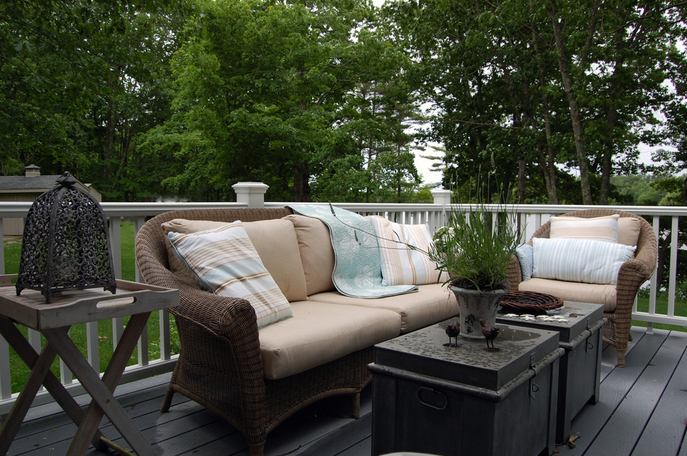 Example of a classic deck design in Boston