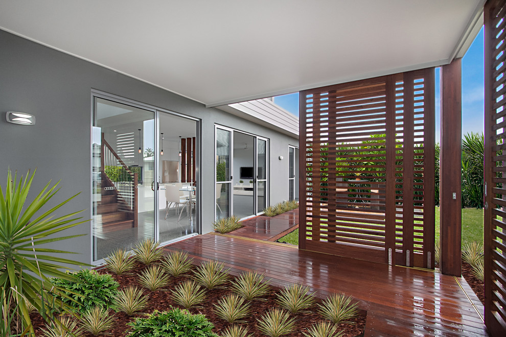 Mittelgroße Moderne Terrasse in Gold Coast - Tweed