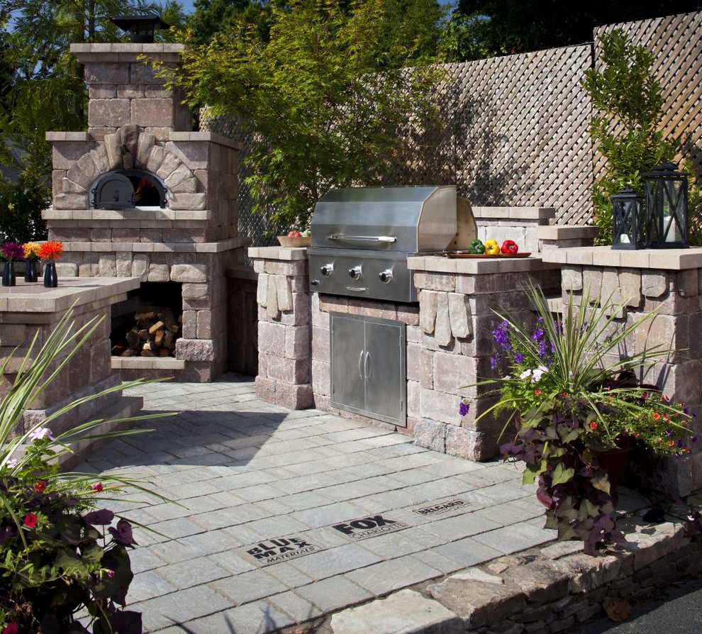 Beautiful Outdoor Kitchens Contemporary Deck Chicago By Chicago Brick Oven