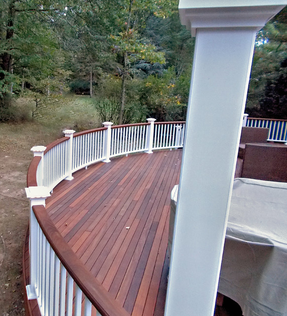 Berkeley Heights, NJ Ipe and Azek Deck Clásico renovado Terraza y